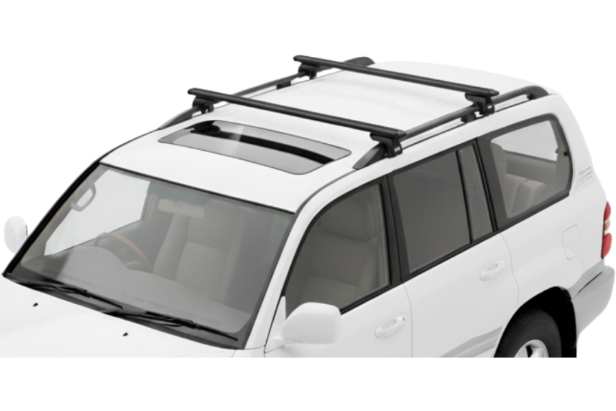 Barras THULE EVO WingBar para autos TOYOTA Land Cruiser 1998 a 2002 negro