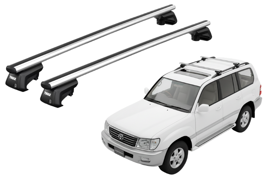 Barras THULE SmartRack XT AluBar para autos TOYOTA Land Cruiser 1998 a 2002