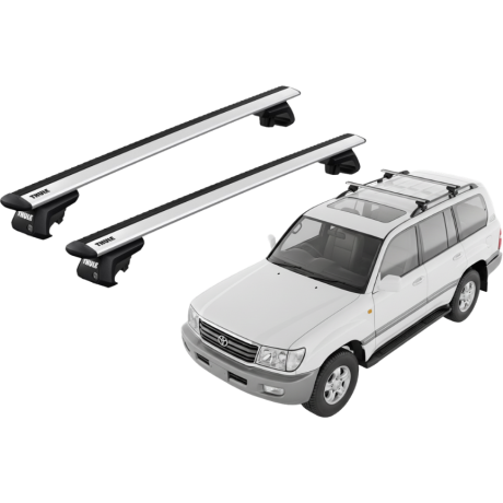 Barras THULE EVO WingBar para autos TOYOTA Land Cruiser 100 1998 a 2001