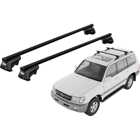Barras THULE EVO SquareBar para autos TOYOTA Land Cruiser 100 1998 a 2001
