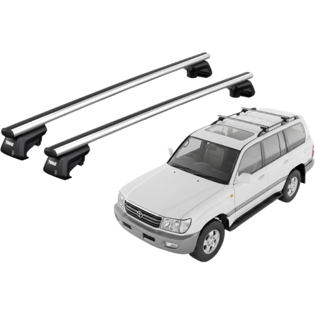 Barras THULE SmartRack XT AluBar para autos TOYOTA Land Cruiser 100 1998 a 2001