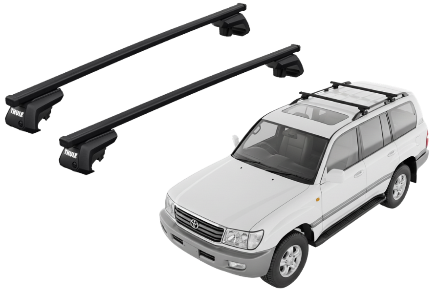 Barras THULE SmartRack XT para autos TOYOTA Land Cruiser 100 1998 a 2001