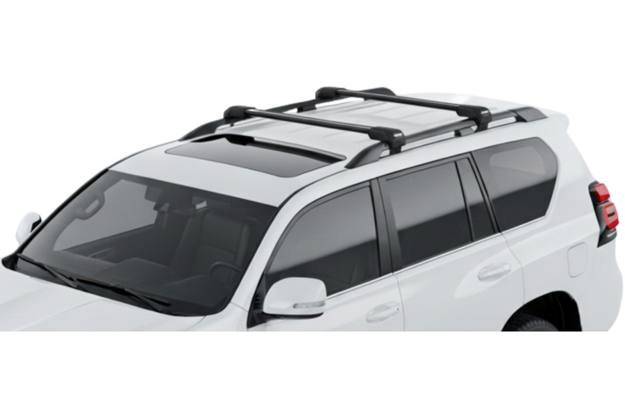 Barras THULE EDGE Flush para autos TOYOTA Land Cruiser 150 desde 2009 - 2023 negro