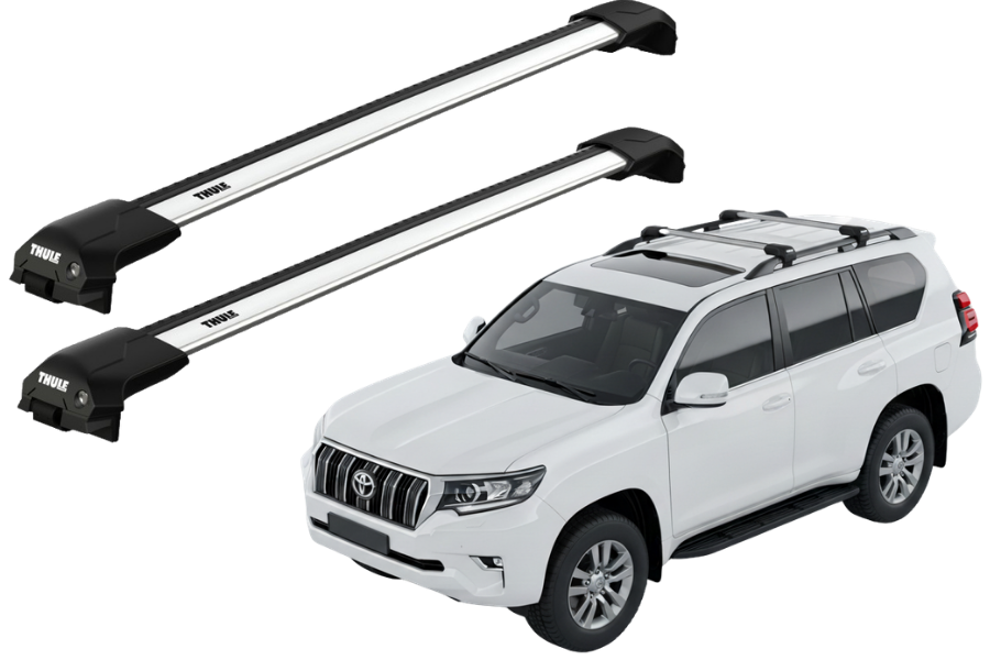 Barras THULE EDGE Flush para autos TOYOTA Land Cruiser 150 desde 2009 - 2023