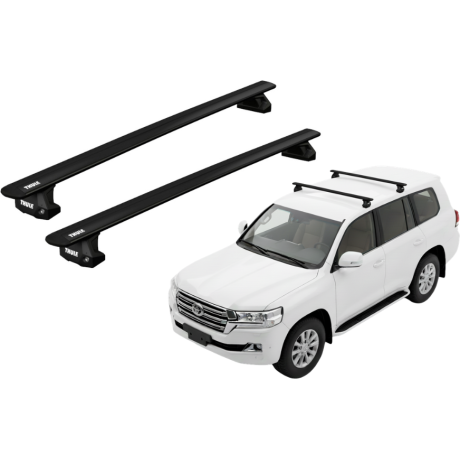 Barras THULE EVO WingBar para autos TOYOTA Land Cruiser 200 desde 2008-2021 negro