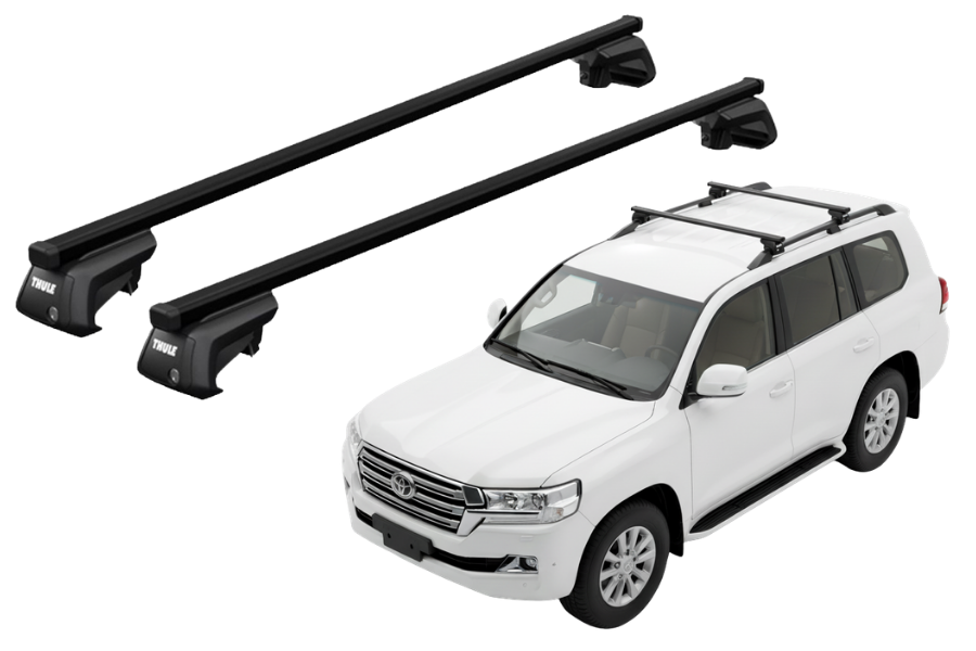 Barras THULE EVO SquareBar para autos TOYOTA Land Cruiser 200 2008 a 2021