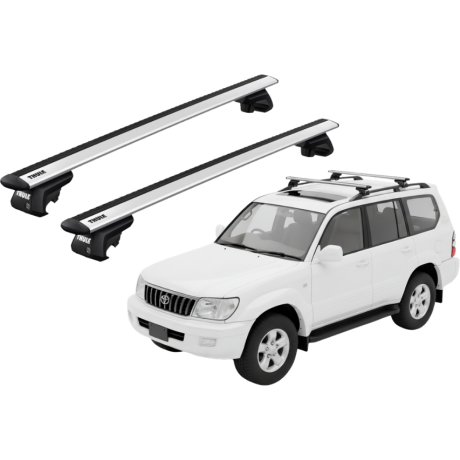 Barras THULE EVO WingBar para autos TOYOTA Land Cruiser Prado 1998 a 2002