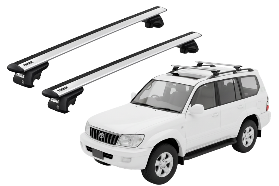 Barras THULE EVO WingBar para autos TOYOTA Land Cruiser Prado 1998 a 2002