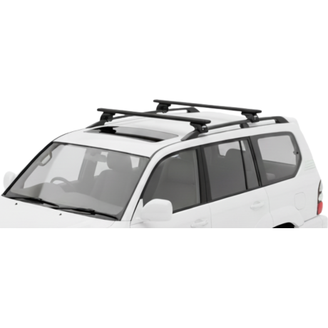 Barras THULE EVO WingBar para autos TOYOTA Land Cruiser Prado 1998 a 2002 negro