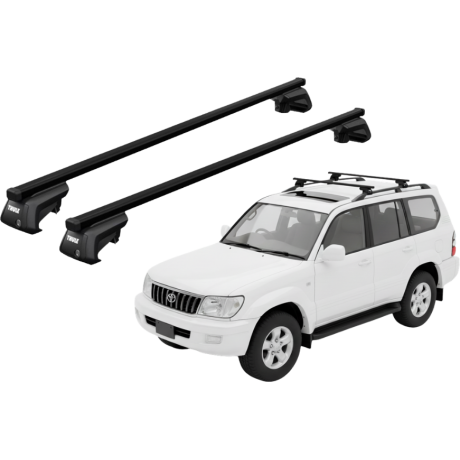 Barras THULE EVO SquareBar para autos TOYOTA Land Cruiser Prado 1998 a 2002