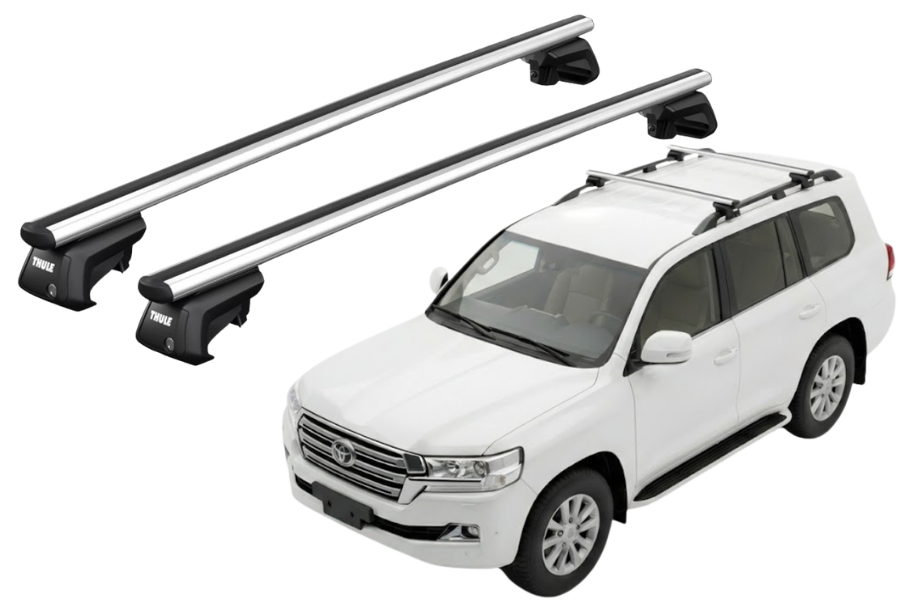 Barras THULE SmartRack XT AluBar para autos TOYOTA Land Cruiser 200 2008 a 2021