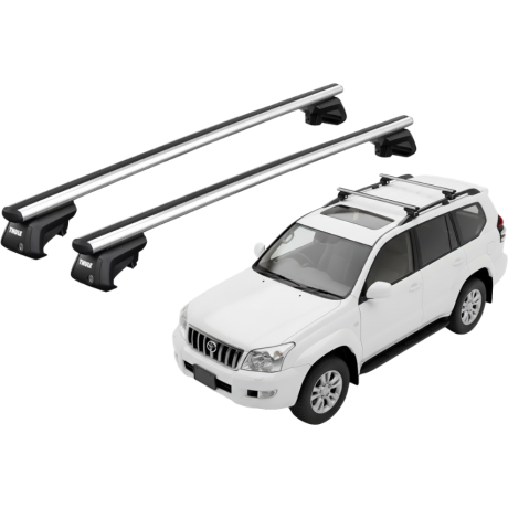 Barras THULE SmartRack XT AluBar para autos TOYOTA Land Cruiser Prado 2002 a 2009