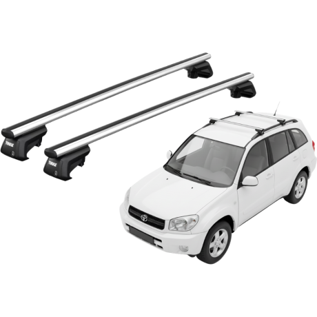 Barras THULE SmartRack XT AluBar para autos TOYOTA RAV 4 2000 a 2003