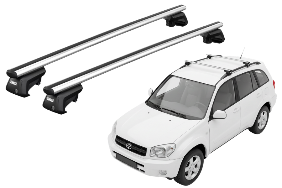 Barras THULE SmartRack XT AluBar para autos TOYOTA RAV 4 2000 a 2003