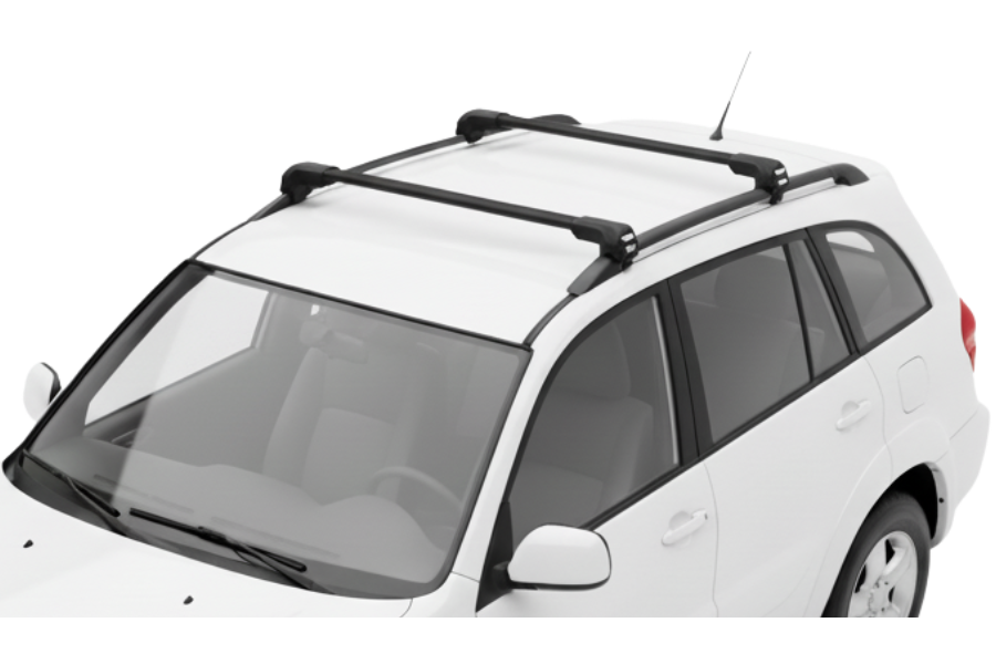 Barras THULE EDGE Flush para autos TOYOTA RAV 4 2000 a 2003 negro