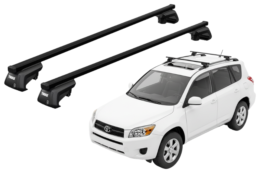 Barras THULE EVO SquareBar para autos TOYOTA RAV 4 2005 a 2012