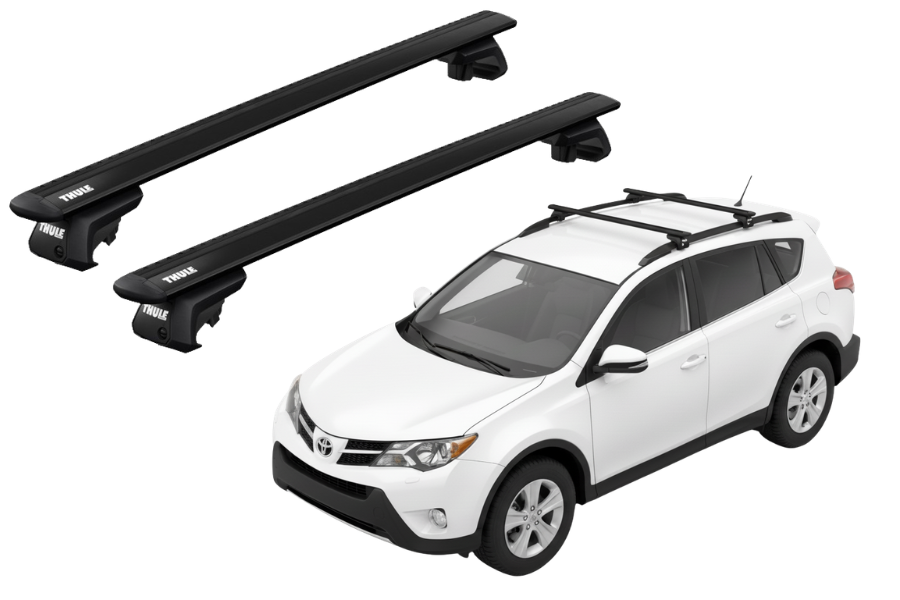 Barras THULE EVO WingBar para autos TOYOTA RAV 4 2013 a 2015 negro