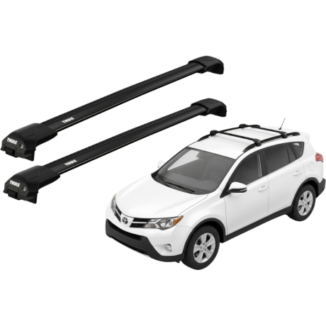 Barras THULE EDGE Flush para autos TOYOTA RAV 4 2013 a 2015 negro