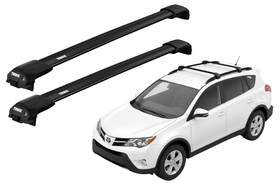 Barras THULE EDGE Flush para autos TOYOTA RAV 4 2013 a 2015 negro