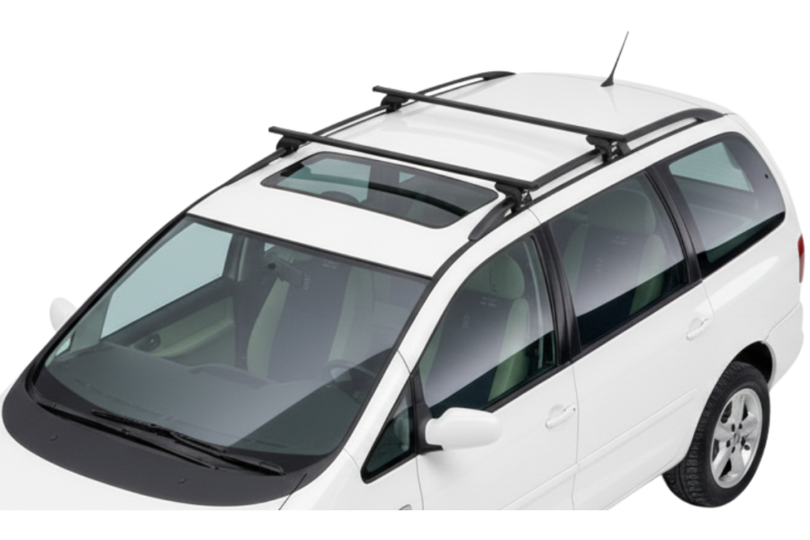 Barras THULE EVO SquareBar para autos VOLKSWAGEN Sharan 1996 a 2000