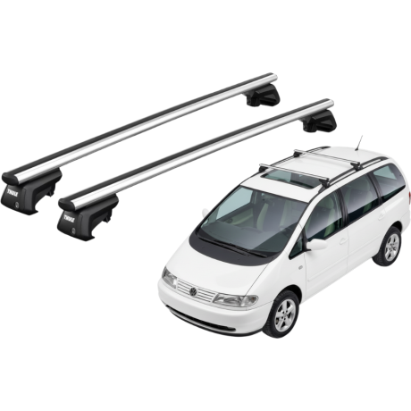 Barras THULE SmartRack XT AluBar para autos VOLKSWAGEN Sharan 1996 a 2000