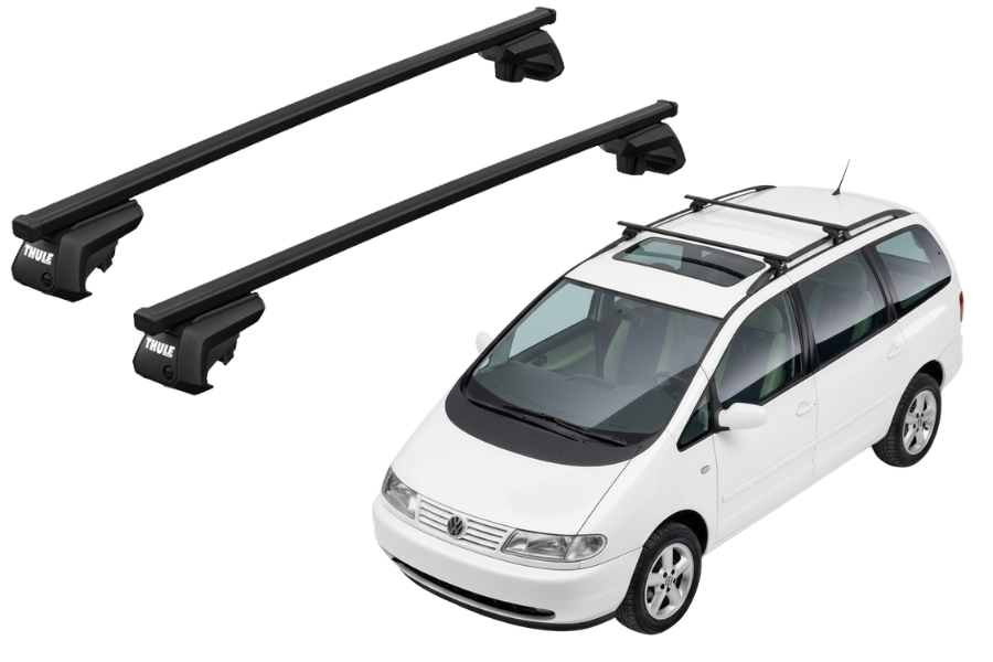 Barras THULE SmartRack XT para autos VOLKSWAGEN Sharan 1996 a 2000