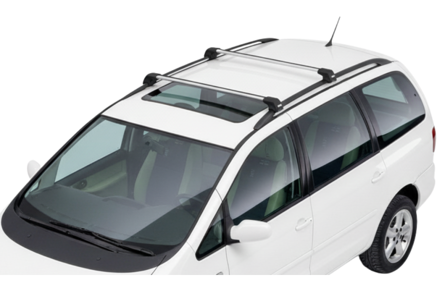 Barras THULE EDGE Flush para autos VOLKSWAGEN Sharan 1996 a 2000