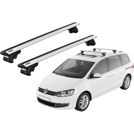 Barras THULE EVO WingBar para autos VOLKSWAGEN Sharan desde 2010