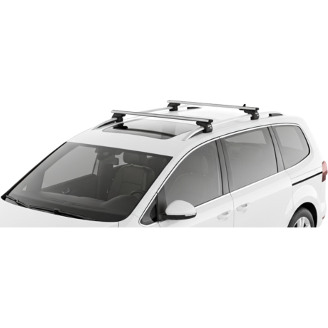Barras THULE SmartRack XT AluBar para autos VOLKSWAGEN Sharan desde 2010