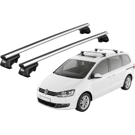 Barras THULE SmartRack XT AluBar para autos VOLKSWAGEN Sharan desde 2010