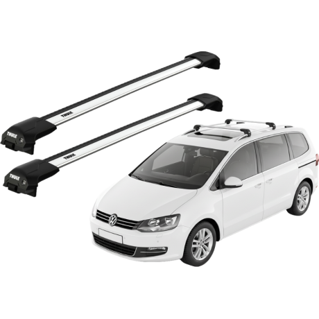 Barras THULE EDGE Flush para autos VOLKSWAGEN Sharan desde 2010