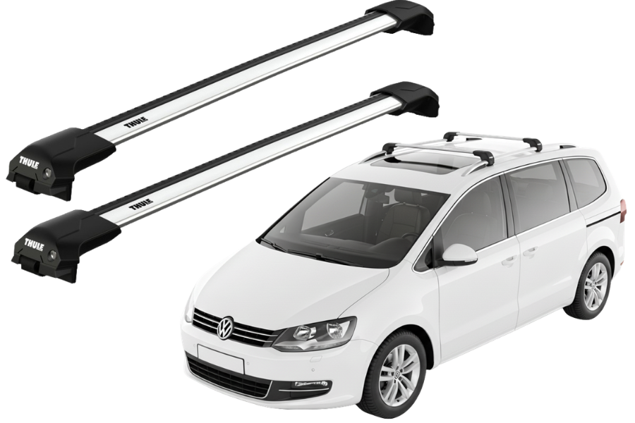 Barras THULE EDGE Flush para autos VOLKSWAGEN Sharan desde 2010