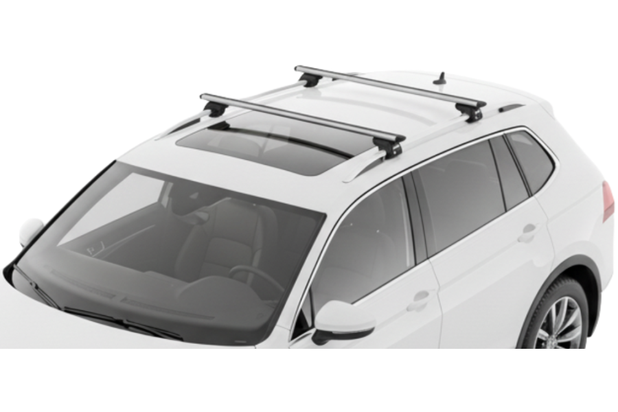 Barras THULE EVO WingBar para autos VOLKSWAGEN Tiguan Allspace desde 2017-2021