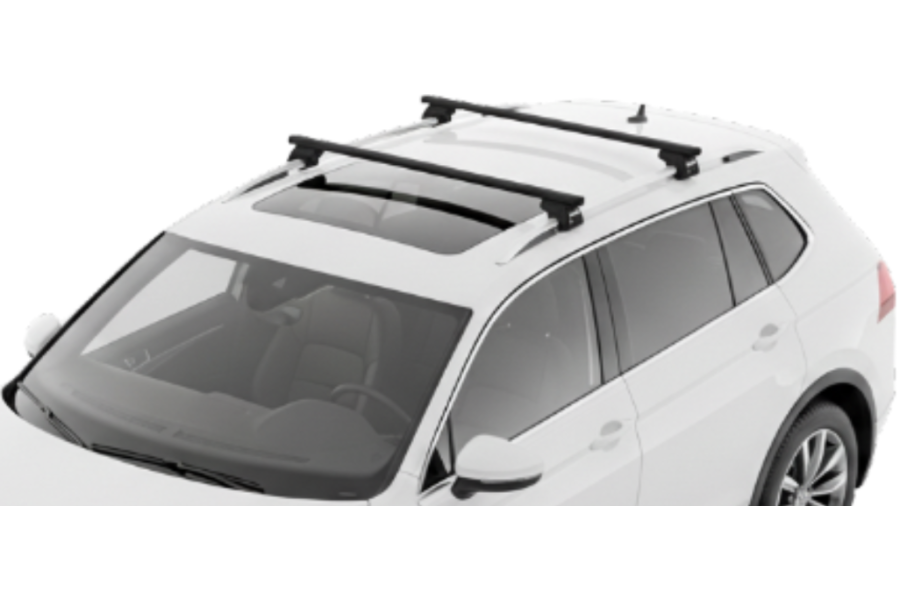Barras THULE EVO SquareBar para autos VOLKSWAGEN Tiguan Allspace desde 2017-2021