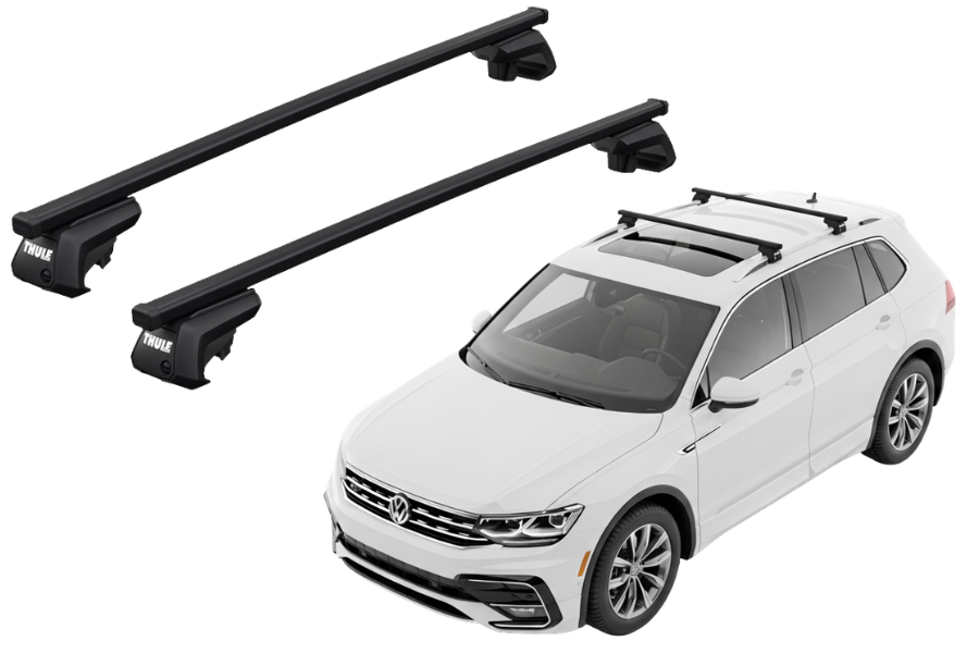 Barras THULE SmartRack XT para autos VOLKSWAGEN Tiguan Allspace desde 2017-2021