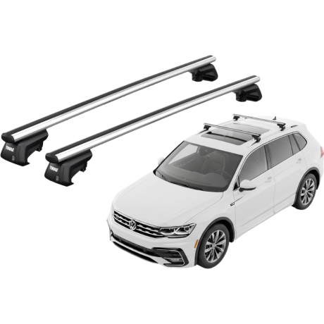 Barras THULE SmartRack XT AluBar para autos VOLKSWAGEN Tiguan Allspace desde 2017-2021