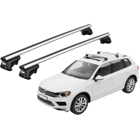 Barras THULE SmartRack XT AluBar para autos VOLKSWAGEN Touareg 2010 a 2018