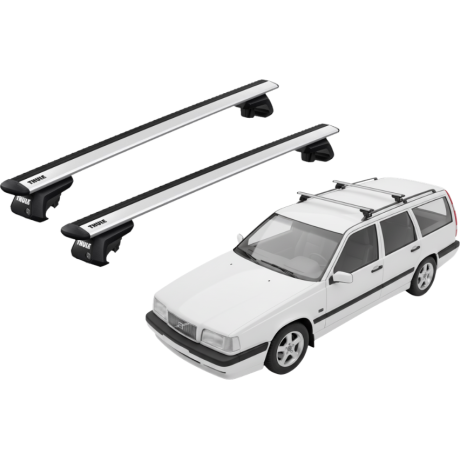 Barras THULE EVO WingBar para autos VOLVO 850 1993 a 1996