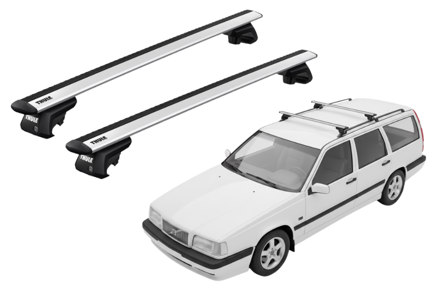 Barras THULE EVO WingBar para autos VOLVO 850 1993 a 1996