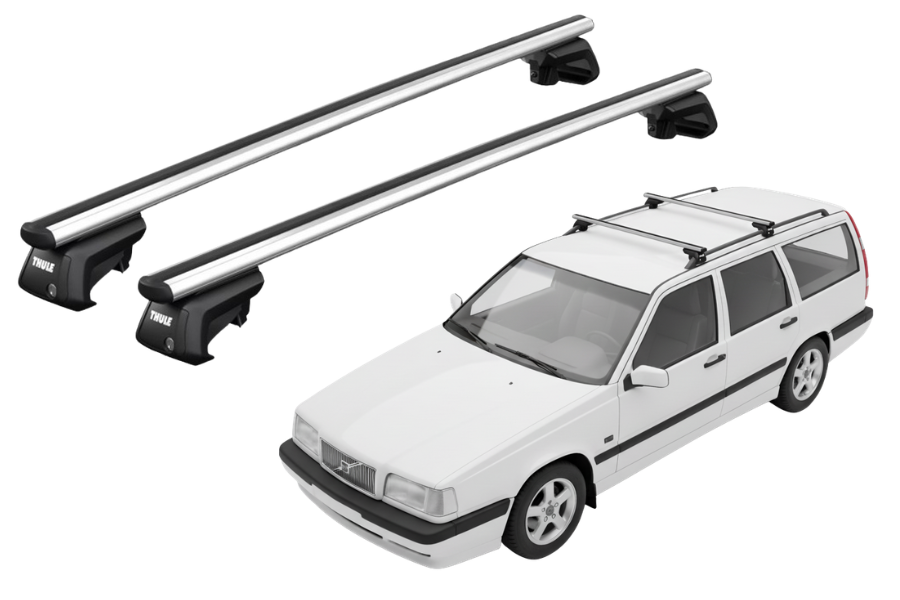 Barras THULE SmartRack XT AluBar para autos VOLVO 850 1993 a 1996