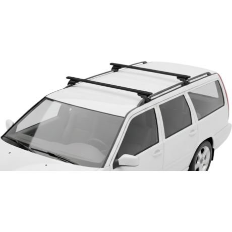 Barras THULE EVO WingBar para autos VOLVO V70 1997 a 1999 negro