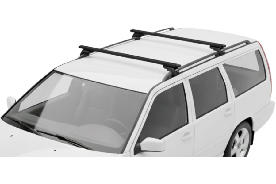 Barras THULE EVO WingBar para autos VOLVO V70 1997 a 1999 negro