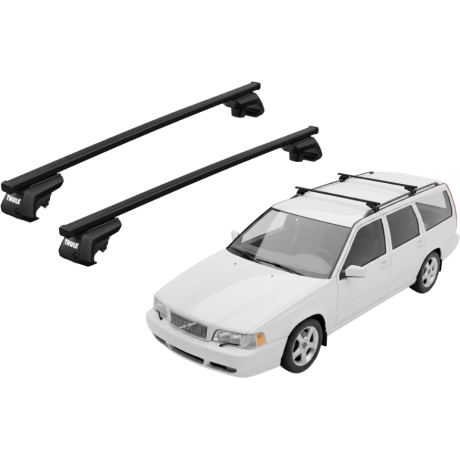 Barras THULE SmartRack XT para autos VOLVO V70 1997 a 1999