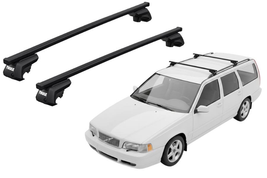 Barras THULE SmartRack XT para autos VOLVO V70 1997 a 1999