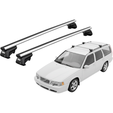 Barras THULE SmartRack XT AluBar para autos VOLVO V70 1997 a 1999