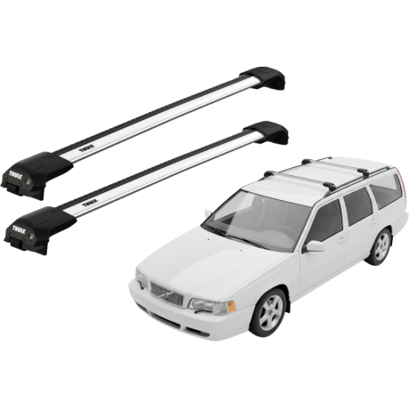 Barras THULE EDGE Flush para autos VOLVO V70 1997 a 1999