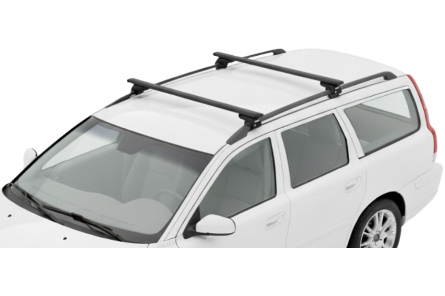 Barras THULE EVO WingBar para autos VOLVO V70 2000 a 2003 negro