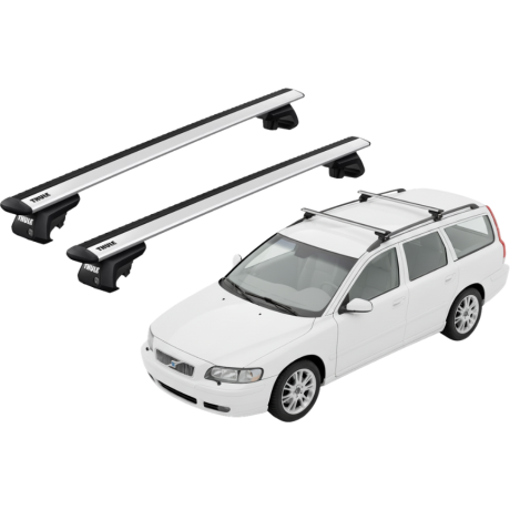 Barras THULE EVO WingBar para autos VOLVO V70 2000 a 2003