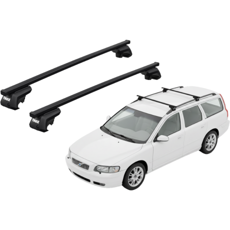 Barras THULE SmartRack XT para autos VOLVO V70 2000 a 2003