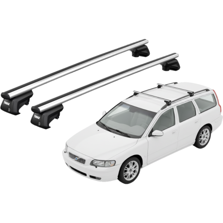 Barras THULE SmartRack XT AluBar para autos VOLVO V70 2000 a 2003